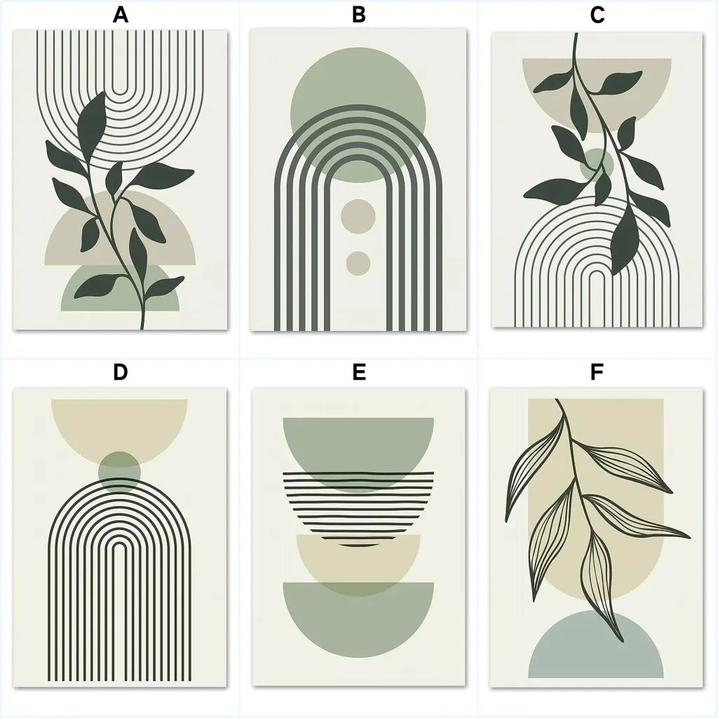 Sage Leaf Matisse Canvas