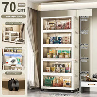 Large Capacity Multifunction Folding Storage Cabinet Dustproof Wardrobe Closet Organizer Easy-to-Install Storage Boxes