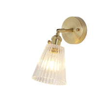 Brass Glass Wall Sconce