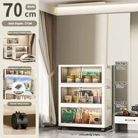 Large Capacity Multifunction Folding Storage Cabinet Dustproof Wardrobe Closet Organizer Easy-to-Install Storage Boxes