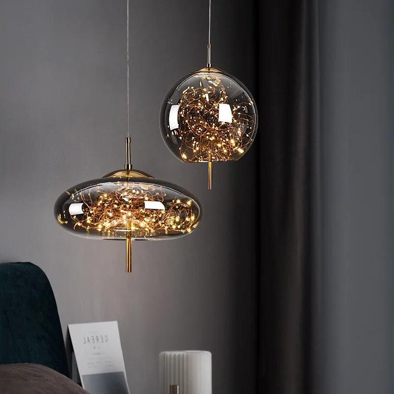 Starry Glass Pendant Light