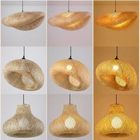 Handwoven Rattan Pendant Light