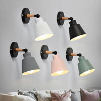 Macaron Wood Wall Sconce