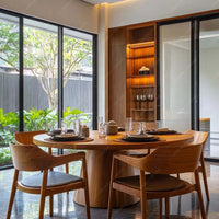 Six Seat Round Dining Set