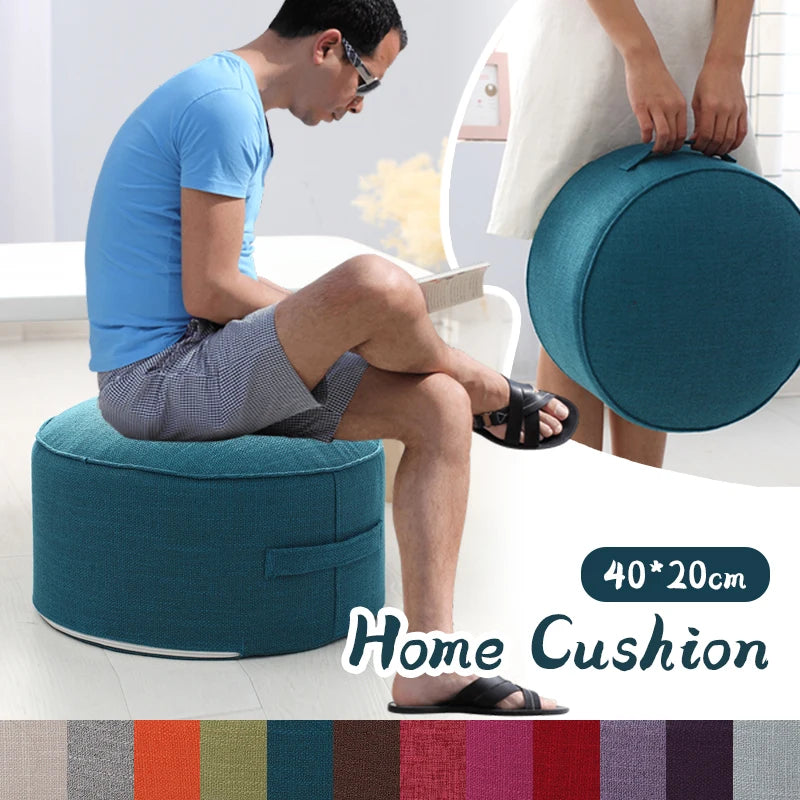 Round Meditation Floor Pouf
