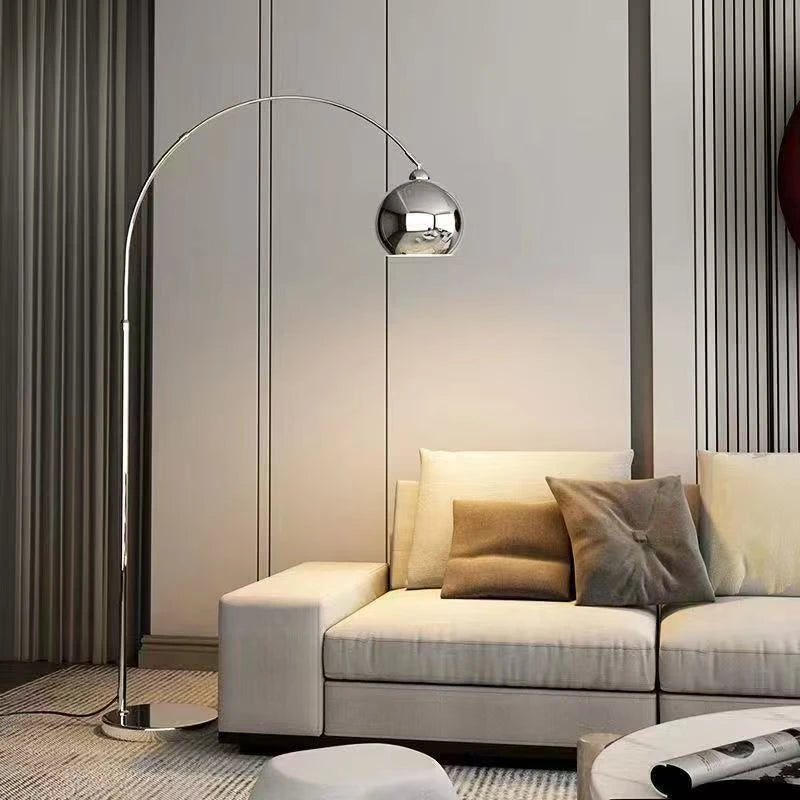 Adjustable Chrome Floor Lamp