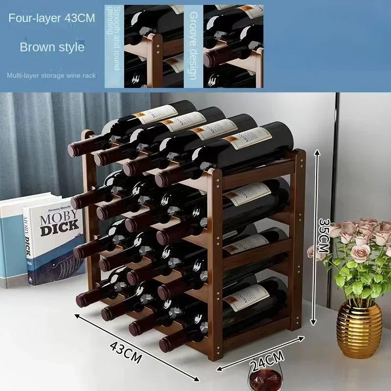 Four Tier Wine Rack