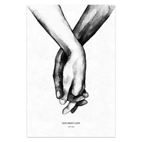 Nordic Love Quote Canvas