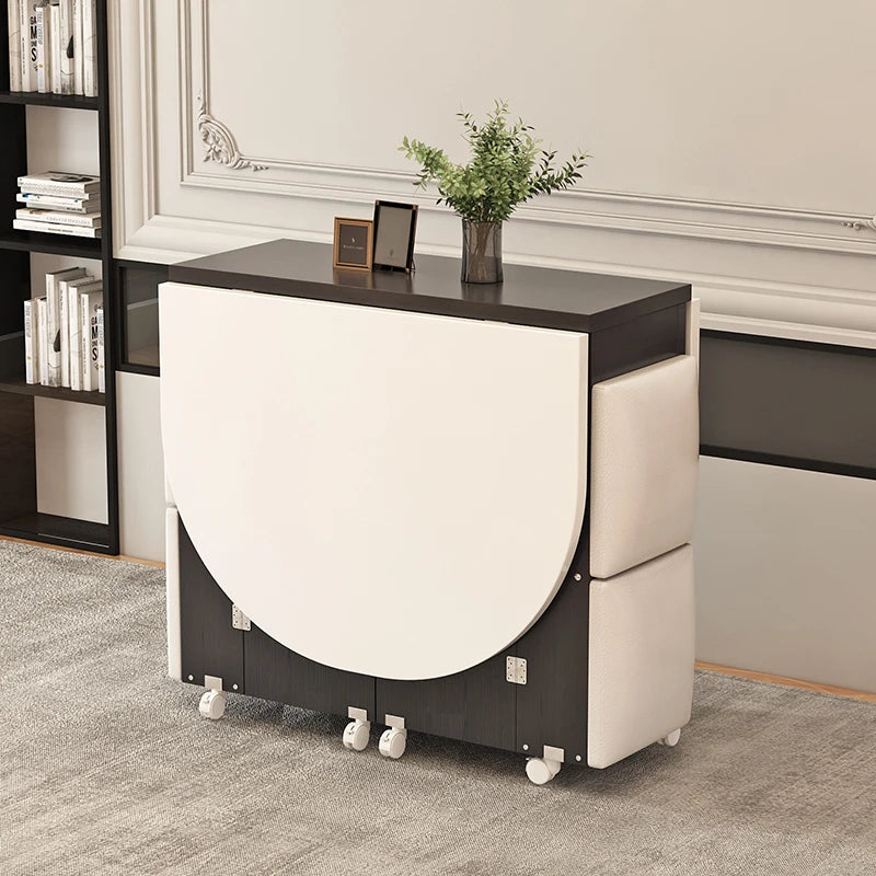 Folding Four Chair Dining Set